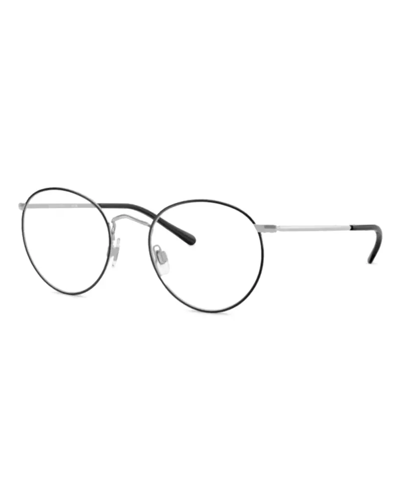 Ralph Lauren Brille mit rundem Gestell - Schwarz Schwarz