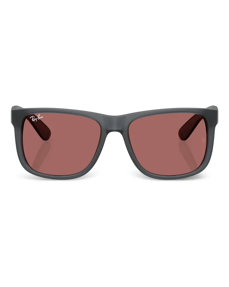 Ray Ban Eckige Justin Classic Sonnenbrille - Grau Grau