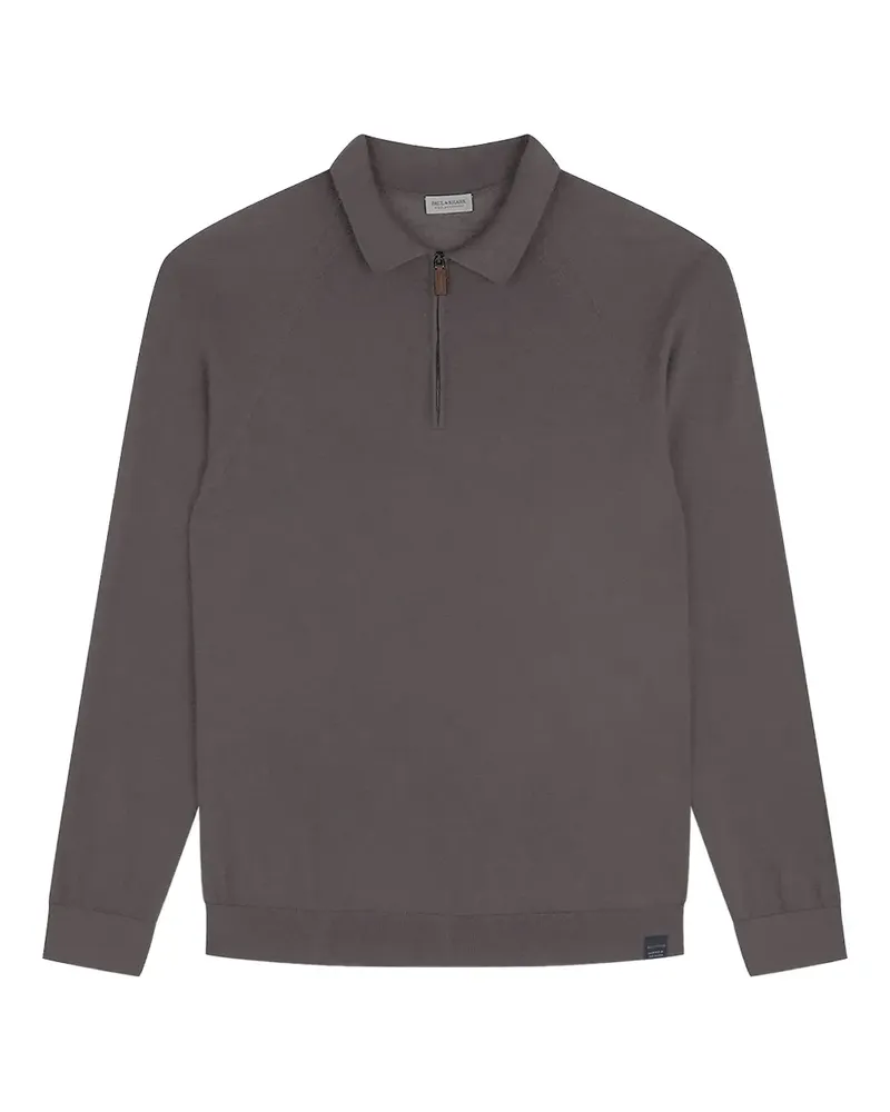Paul & Shark Poloshirt mit Reißverschluss - Braun Braun
