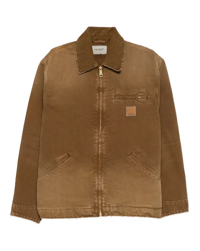 Carhartt WIP Detroit Jacke mit ausgeblichenem Effekt - Braun Braun