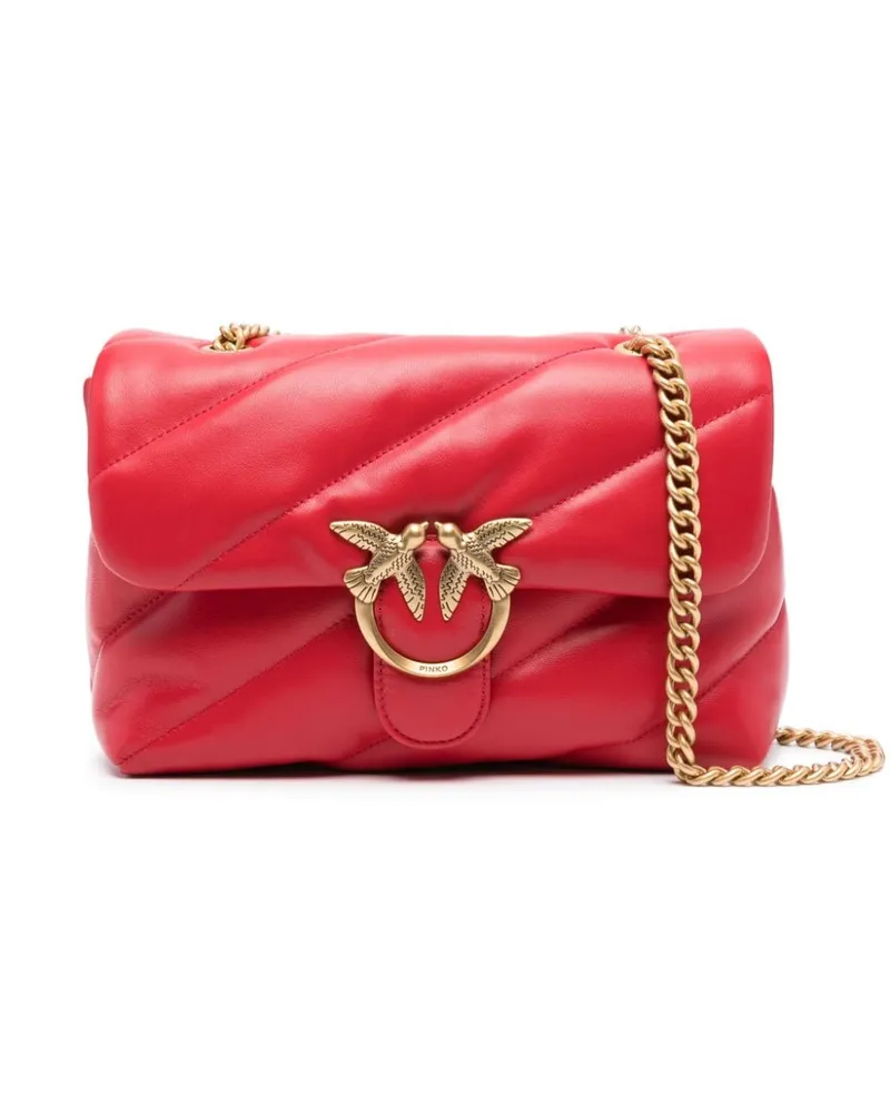 Pinko Love Puff Classic Schultertasche - Rot Rot