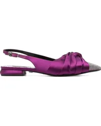 Roberto Cavalli Slingback-Ballerinas Violett