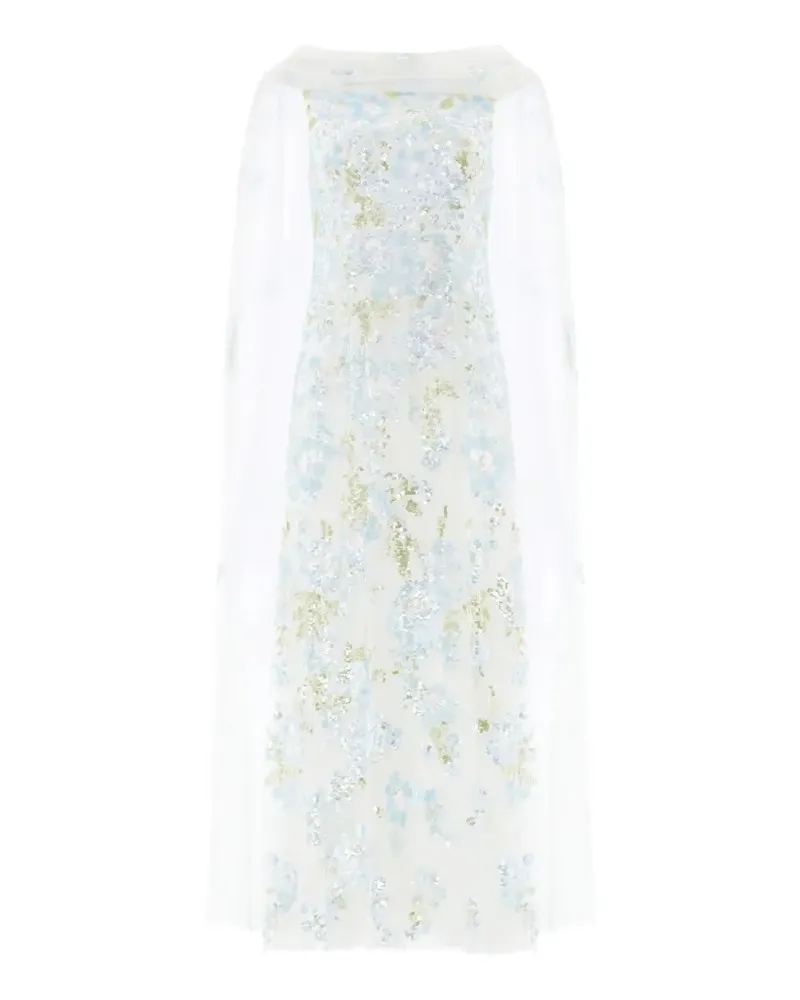 Needle & Thread Wisteria Sequin Abendkleid mit Verzierungen - Weiß Weiß