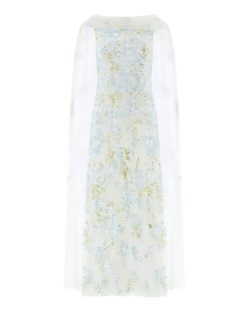Needle & Thread Wisteria Sequin embellished gown - Weiß Weiß