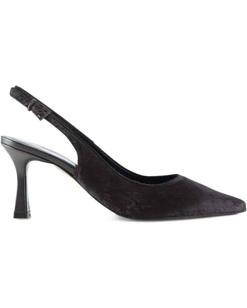NOTABENE Spitze Emilia Low Pumps 70mm - Schwarz Schwarz