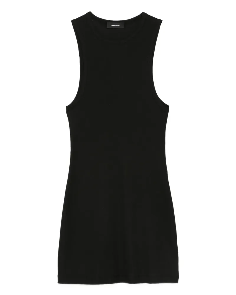 WARDROBE.NYC Geripptes Oberteil - Schwarz Schwarz