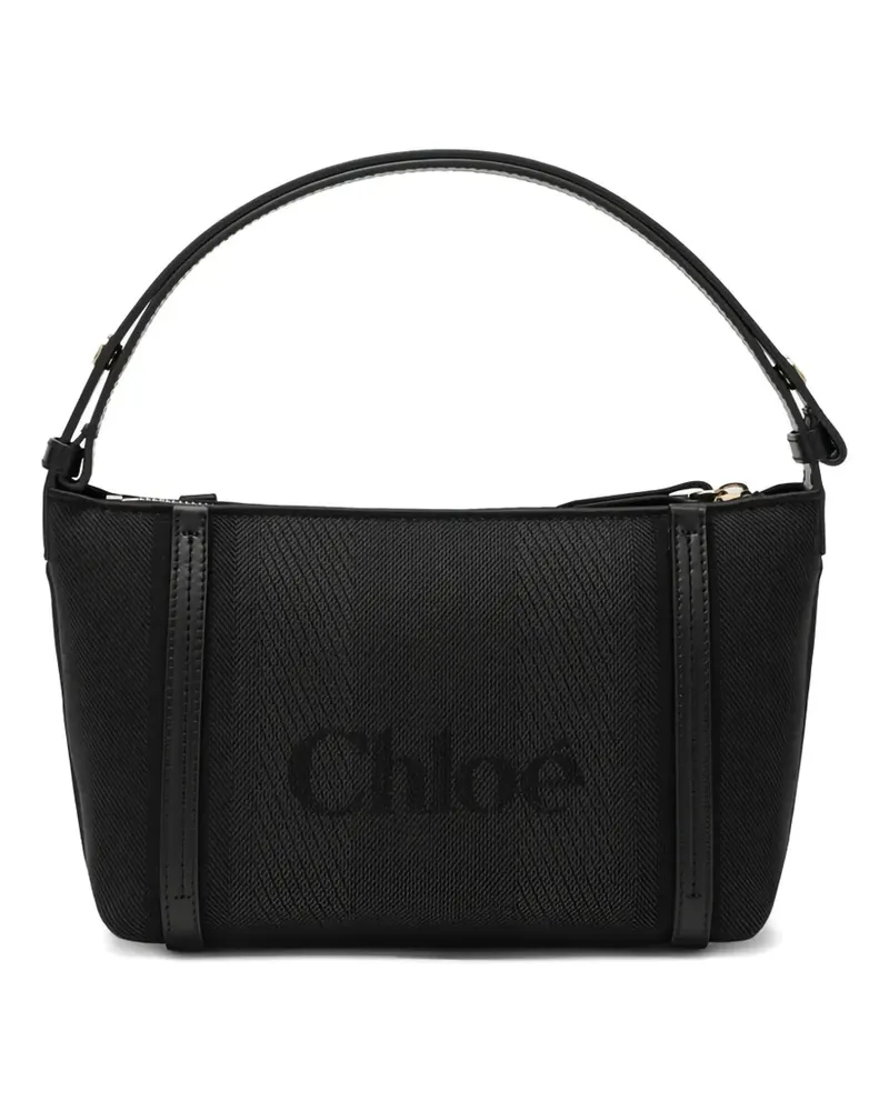 Chloé Carry Tasche mit Logo - Schwarz Schwarz