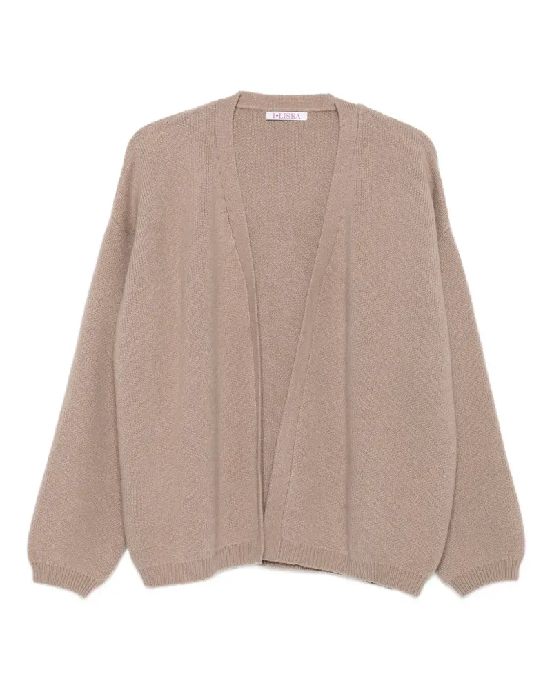 Liska Cardigan mit Ballonärmeln - Nude Nude