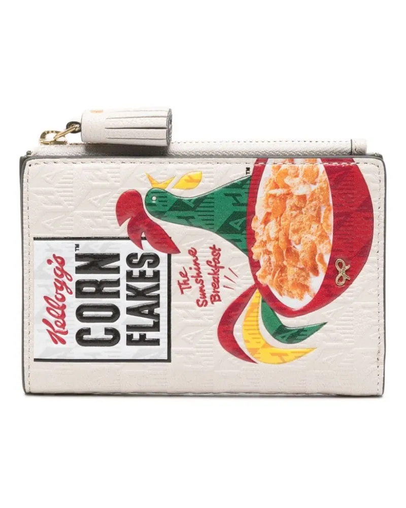 Anya Hindmarch Corn Flakes Portemonnaie - Weiß Weiß