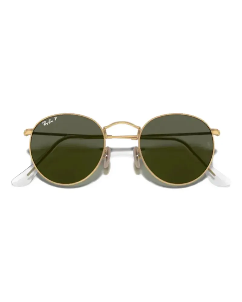 Ray Ban Runde Sonnenbrille - Gold Gold