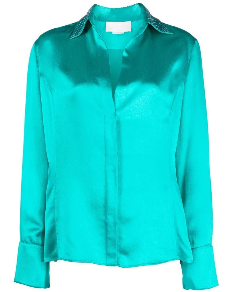 Genny Hemd mit Nieten - Blau Blau