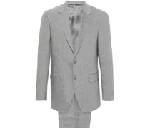 Anzug mit Slub-Struktur - Grau