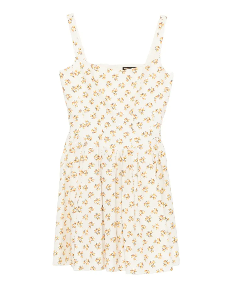 Maje Minikleid mit Blumen-Print - Nude Nude