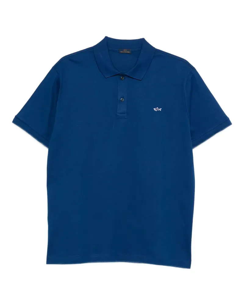 Paul & Shark Poloshirt mit Logo-Stickerei - Blau Blau