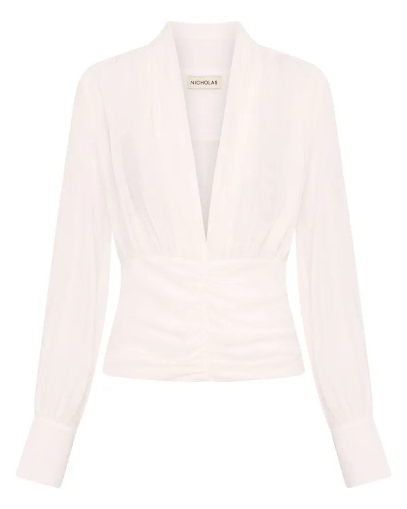 NICHOLAS Jacqueline Bluse - Weiß Weiß
