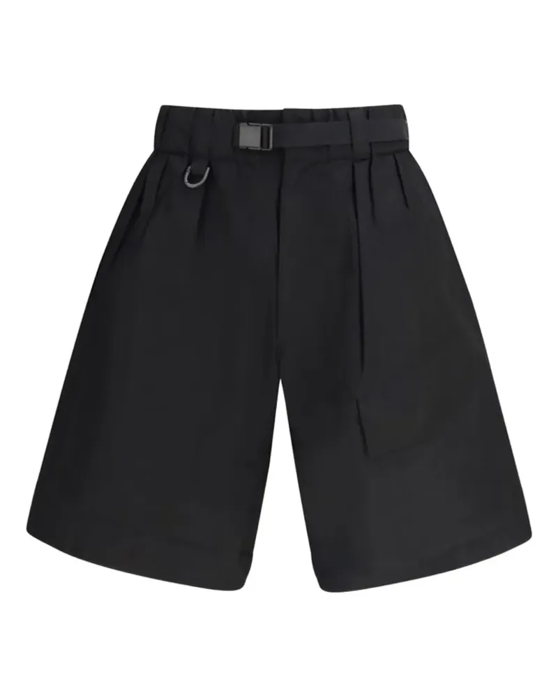Y-3 belted cargo shorts - Schwarz Schwarz