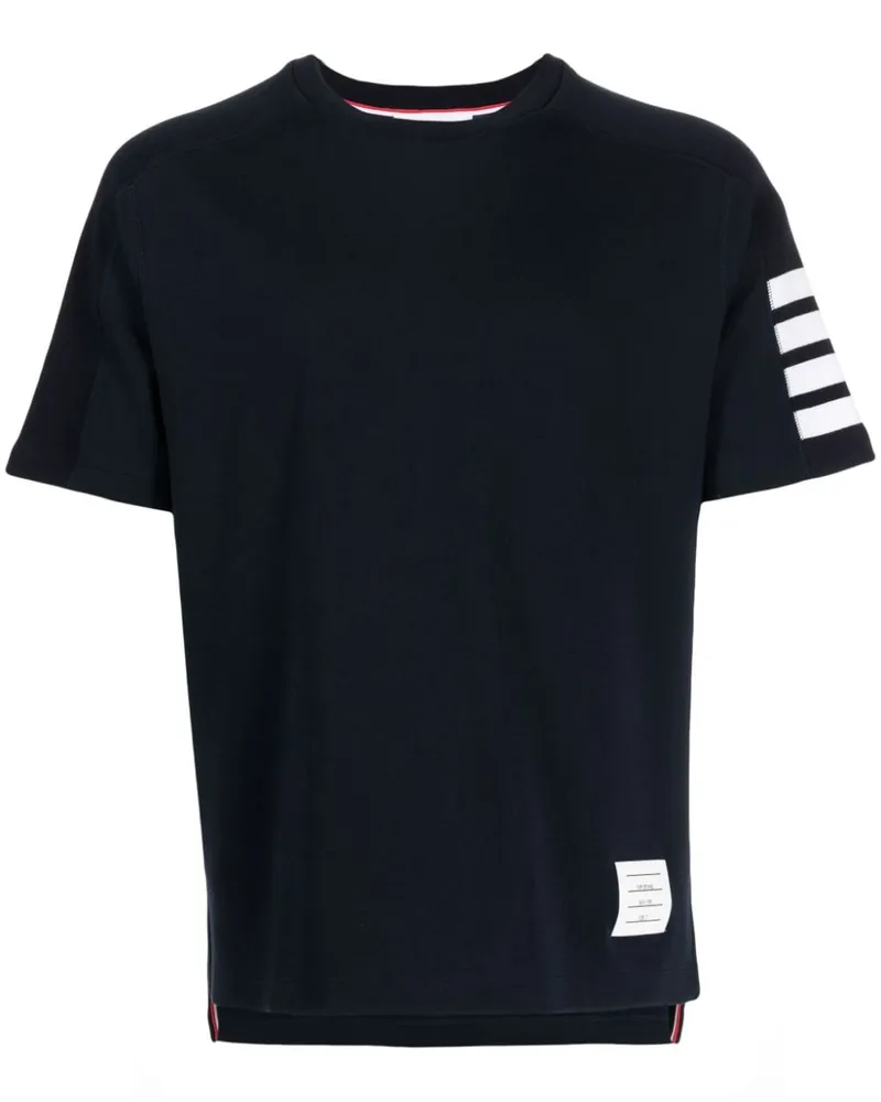 Thom Browne 4-Bar T-Shirt - Blau Blau
