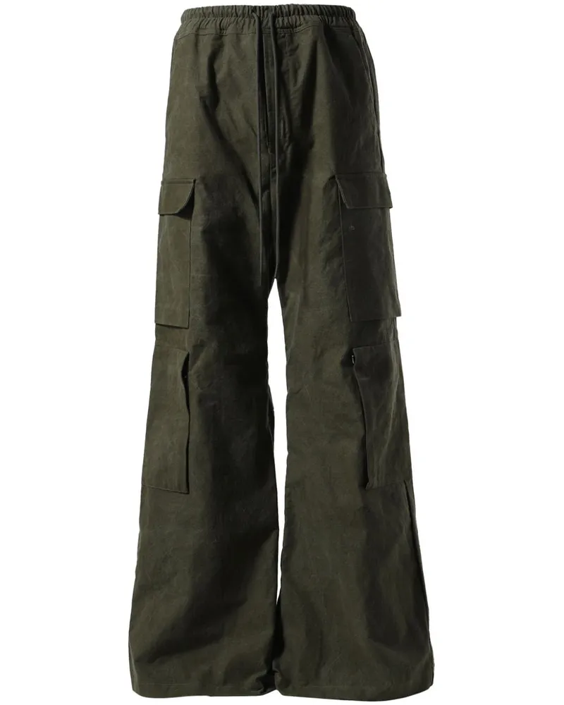 READYMADE Cargohose mit Logo-Stickerei - Grün Grün