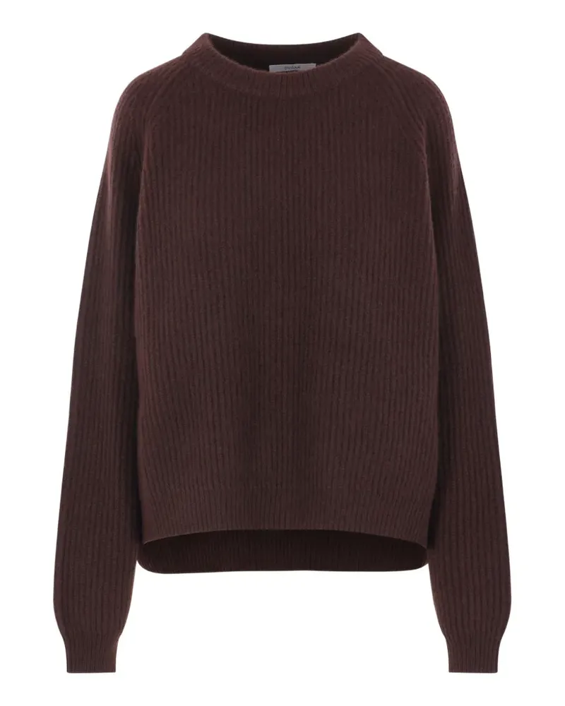 Dušan ribbed-knit raglan-sleeve sweater - Braun Braun
