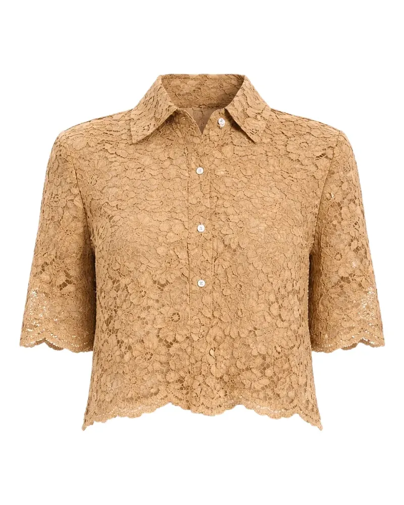 Twin-Set lace blouse - Nude Nude