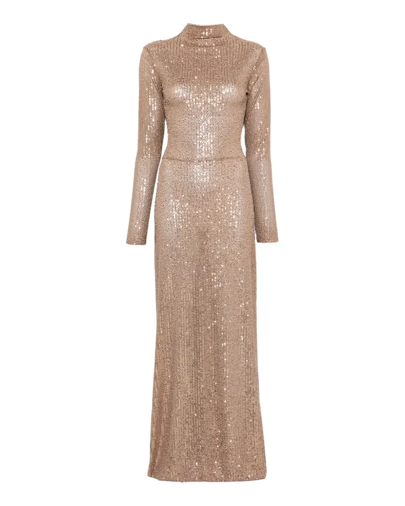 ATU Body Couture Maxikleid mit Pailletten - Braun Braun