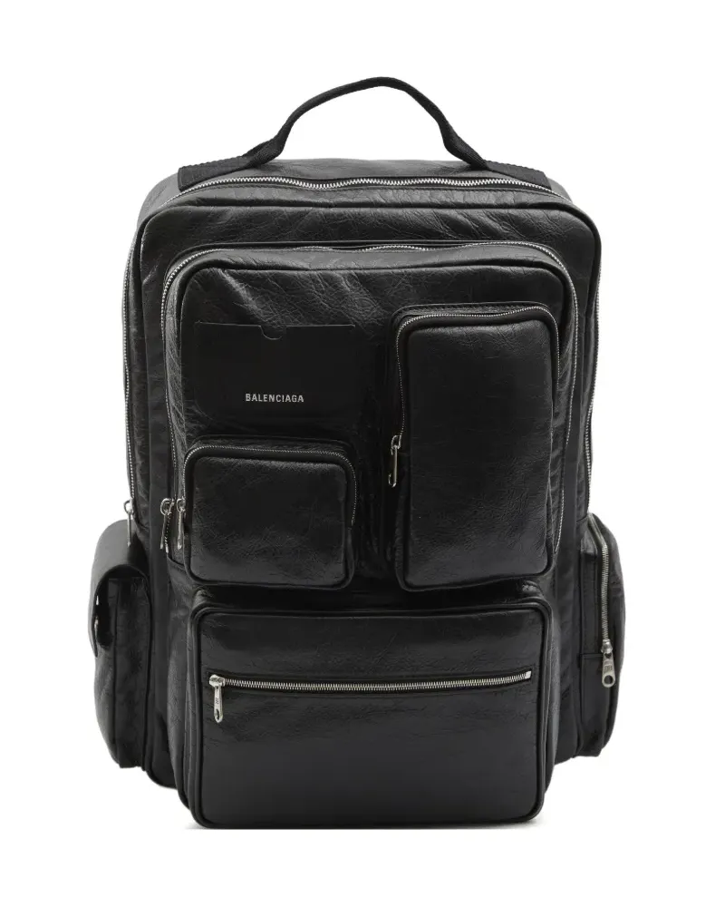 Balenciaga Superbusy leather backpack - Schwarz Schwarz