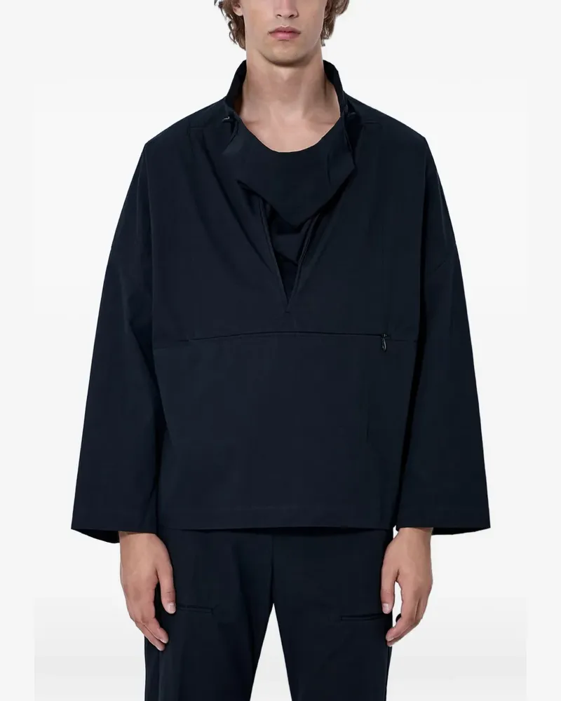 KIKO KOSTADINOV Stehkragen-Jacke mit verdecktem Reißverschluss - Schwarz Schwarz