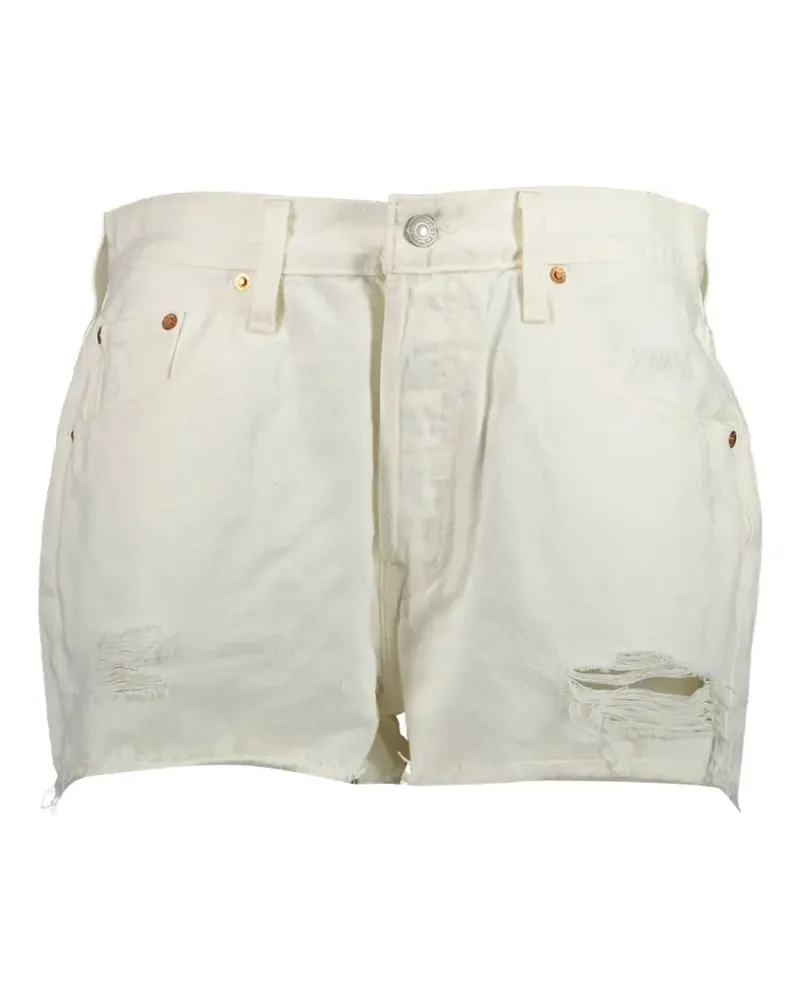 Levi's 501 distressed pocket shorts - Nude Nude