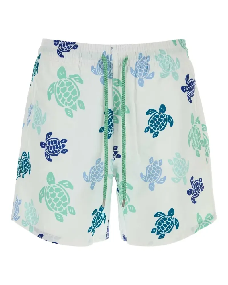 Vilebrequin Moorea turtle-print swimming shorts - Weiß Weiß