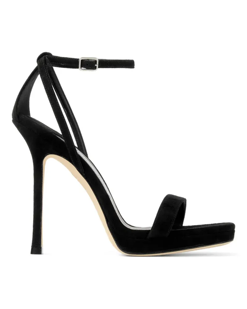 Jimmy Choo Moza Sandalen mit Knöchelriemen - Schwarz Schwarz