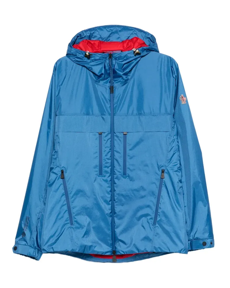 Moncler hooded zip jacket - Blau Blau
