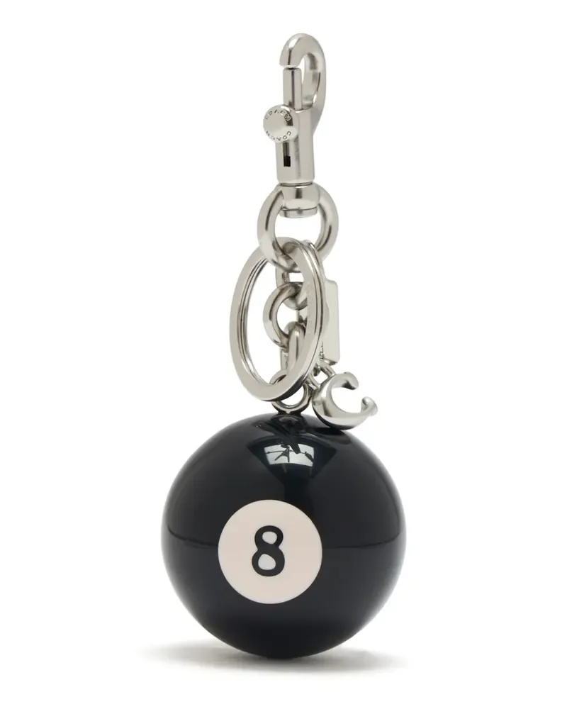 Coach Signature C 8-ball bag charm - Schwarz Schwarz