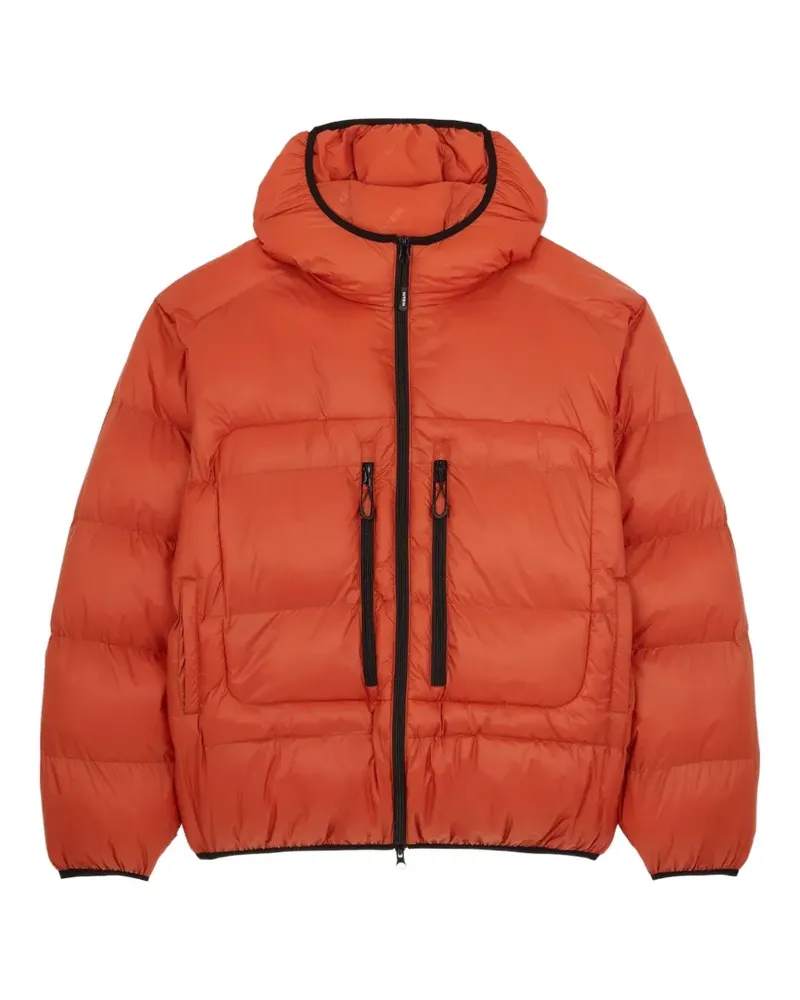 Iuter Gefütterte Storm Kapuzenjacke - Orange Orange