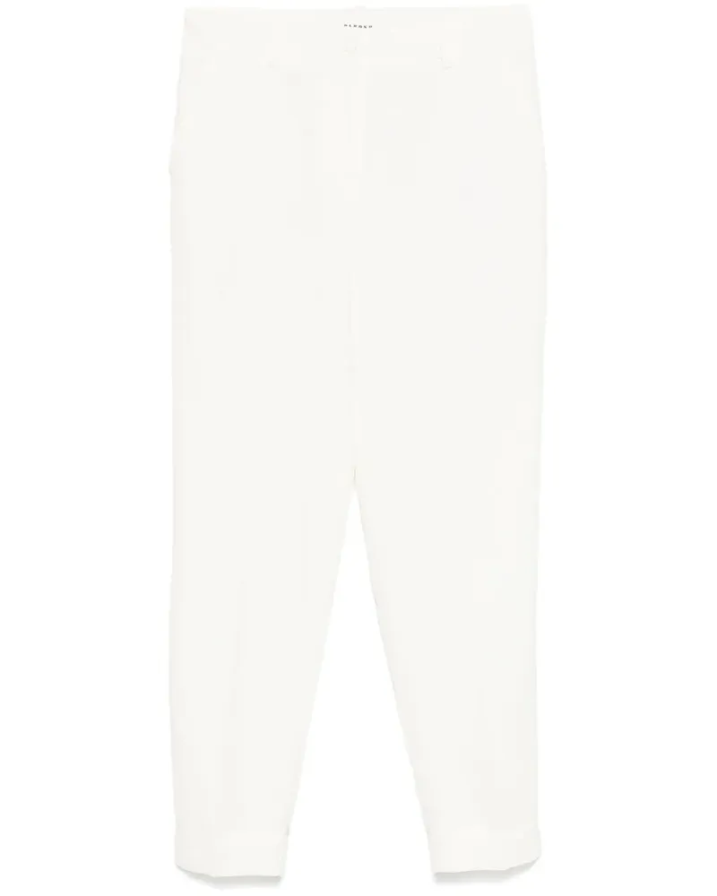 P.A.R.O.S.H. Klassische Cropped-Hose - Weiß Weiß
