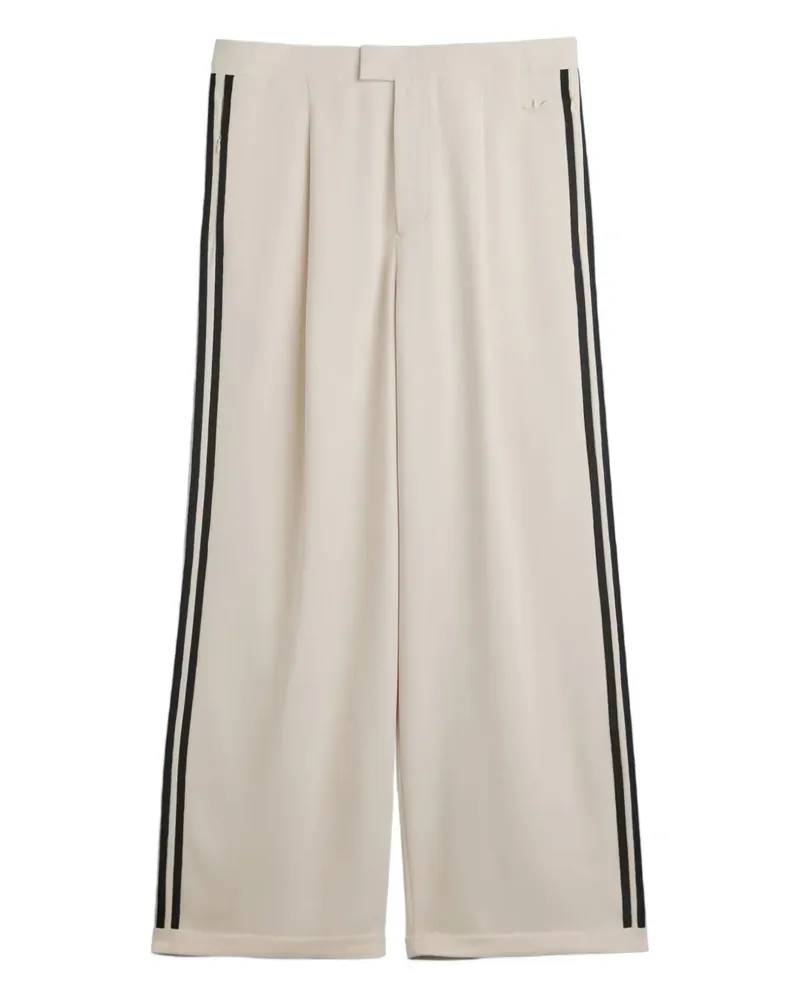 Wales Bonner stripes logo track pants - Nude Nude