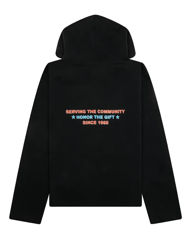 Honor The Gift Hoodie mit Logo-Stickerei - Schwarz Schwarz