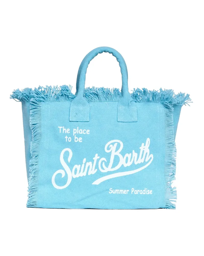 MC2 Saint Barth Colette fringe-trim tote bag - Blau Blau