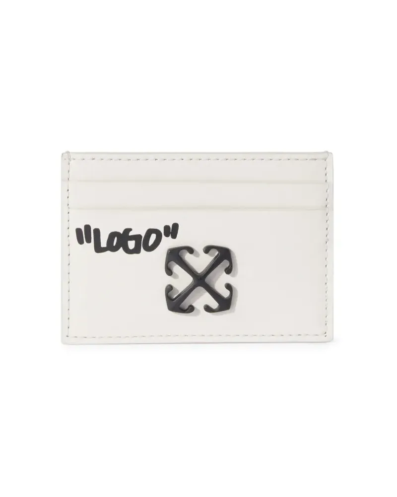 OFF-WHITE Jitney Quote Kartenetui - Weiß Weiß