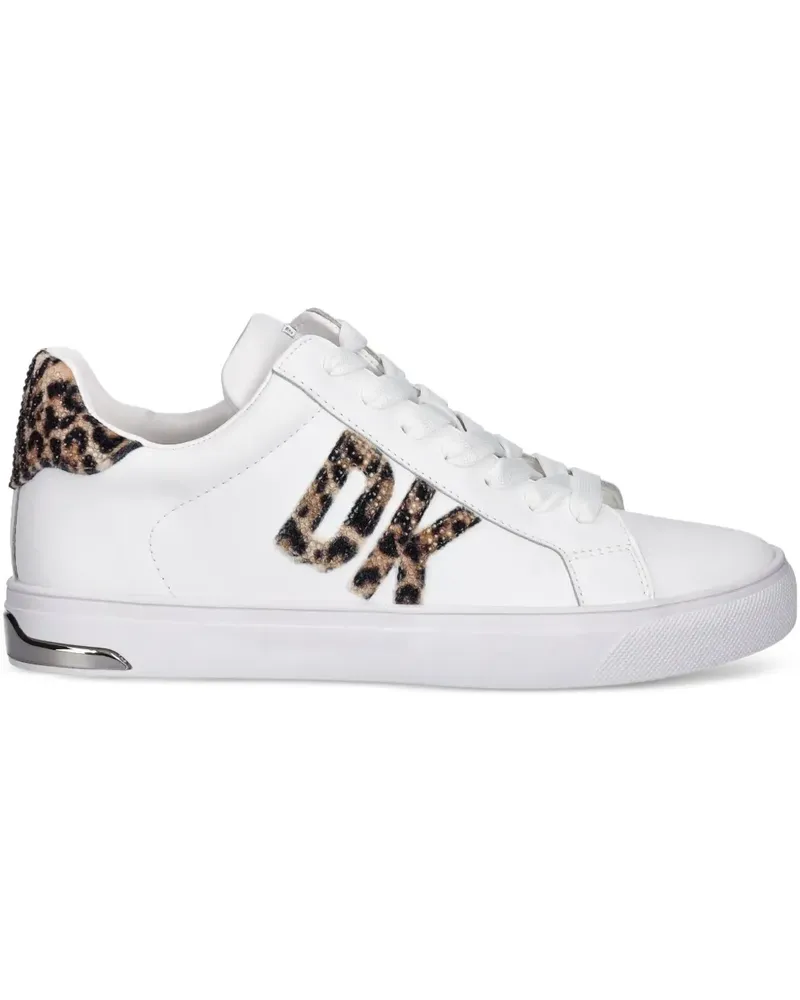 DKNY Sneakers mit Logo-Patch - Weiß Weiß
