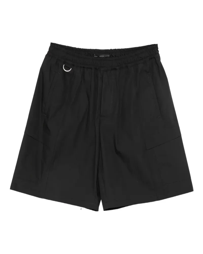 Low Brand Comb Cargo-Shorts - Schwarz Schwarz