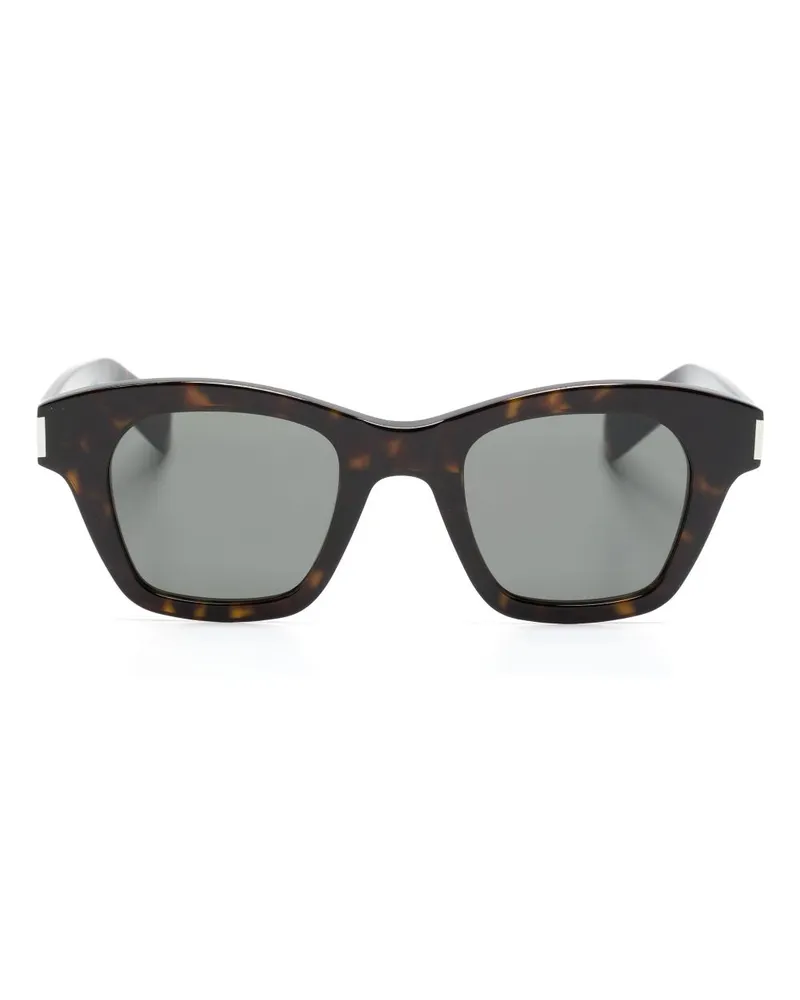 Saint Laurent Eckige SL 592 Sonnenbrille - Braun Braun