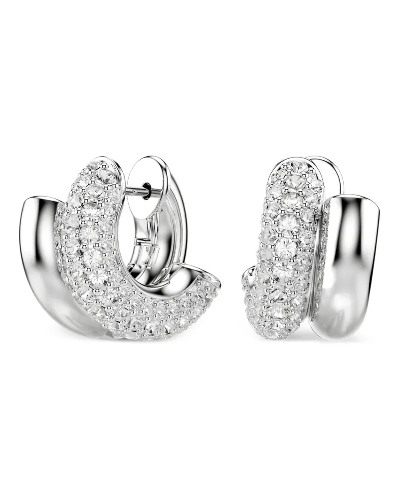 Swarovski Dextera hoop earrings - Silber Silber
