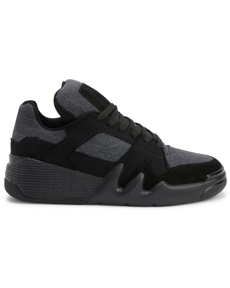 Giuseppe Zanotti Talon Sneakers mit Logo-Patch - Schwarz Schwarz