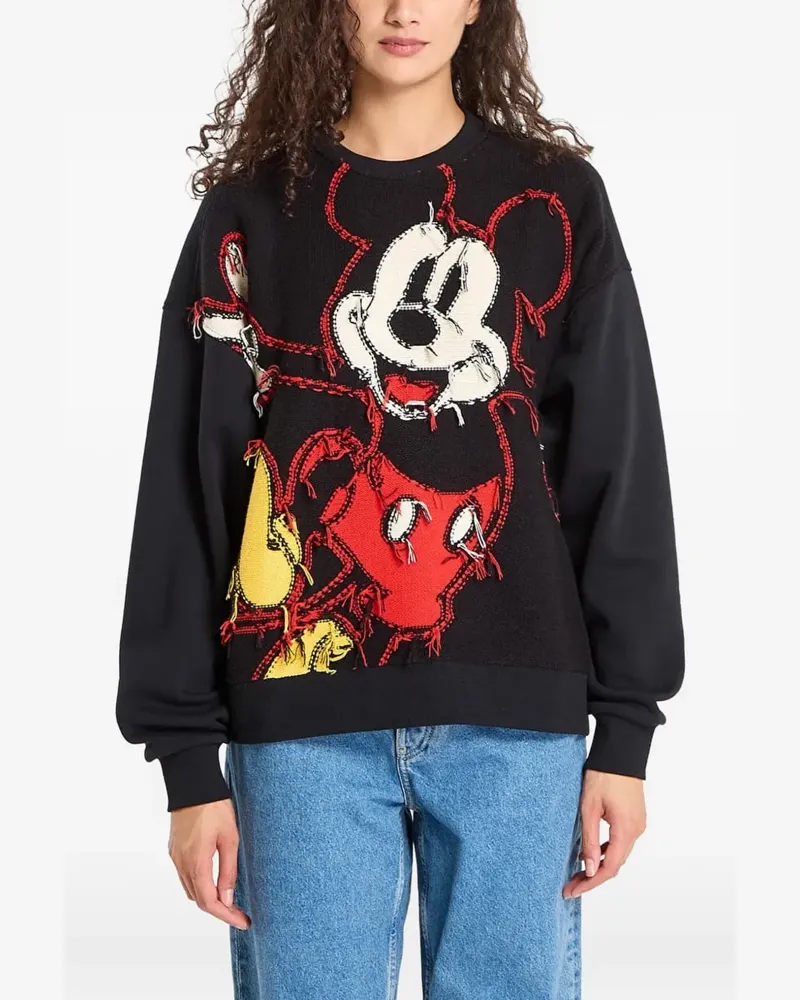 Desigual x Disney Mickey Mouse sweater - Schwarz Schwarz