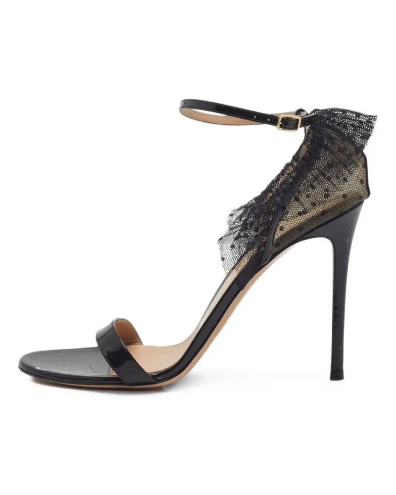 Gianvito Rossi Beatrice lace sandals - Schwarz Schwarz