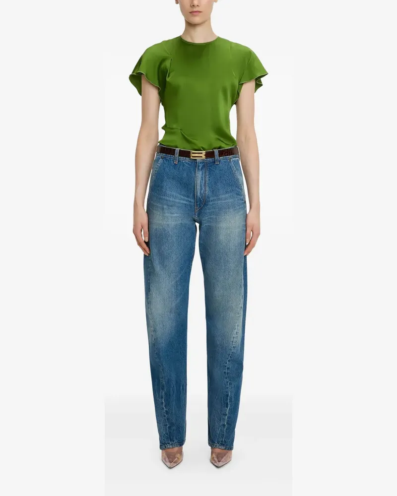 Victoria Beckham Twisted Jeans - Blau Blau