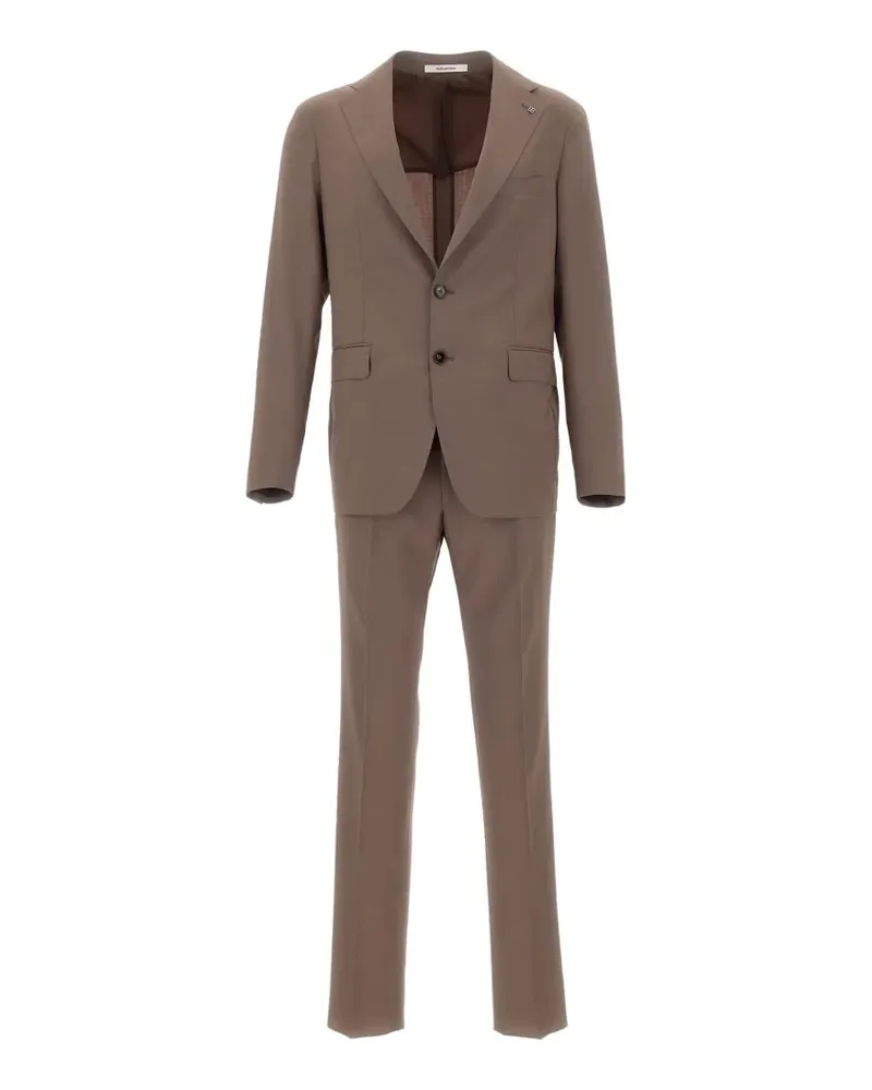 Tagliatore single-breasted wool suit - Braun Braun