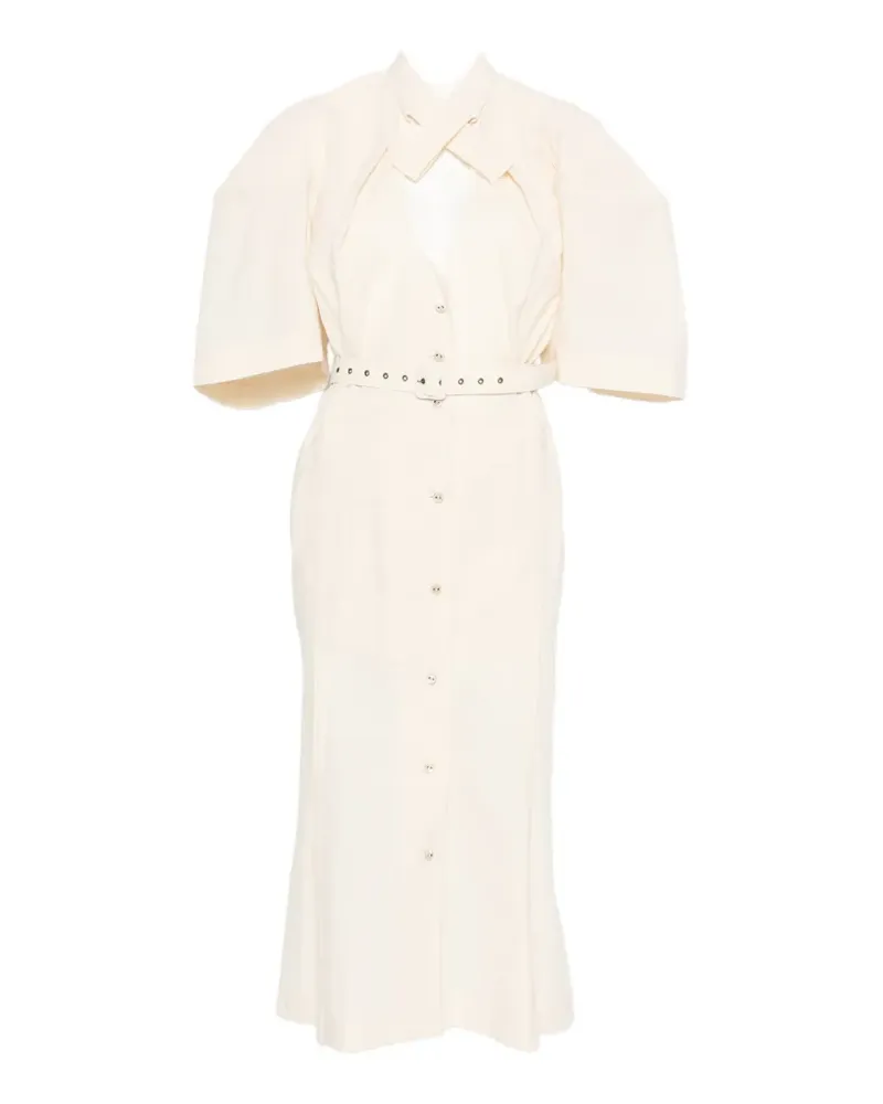 Vivienne Westwood belted loop midi dress - Nude Nude