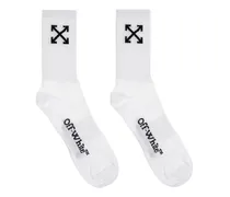 Socken mit Pfeil-Logo - Weiß