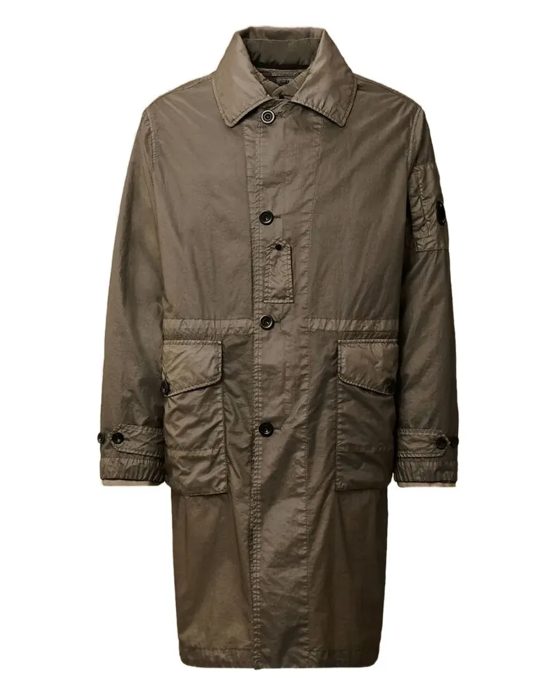 C.P. Company button patch-pocket coat - Grau Grau